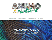 Tablet Screenshot of animo-nature.com